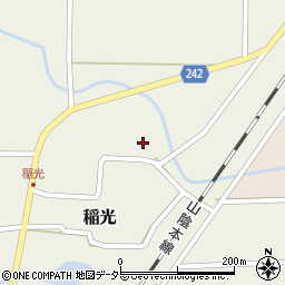 鳥取県西伯郡大山町稲光4周辺の地図