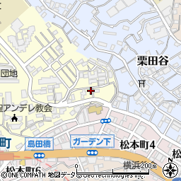 神奈川県横浜市神奈川区三ツ沢下町15-25周辺の地図
