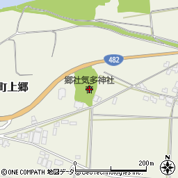 郷社気多神社周辺の地図