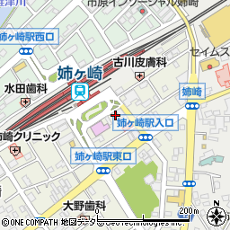 や台ずし　姉ヶ崎駅前町周辺の地図