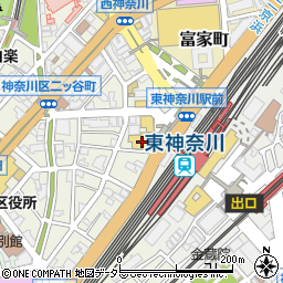 シルク東神奈川店周辺の地図