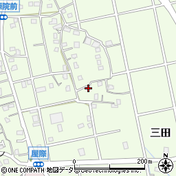 神奈川県厚木市三田2357周辺の地図
