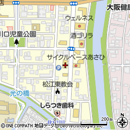 島根県松江市学園1丁目16-37周辺の地図