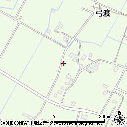 千葉県茂原市弓渡周辺の地図