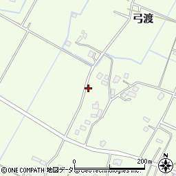 千葉県茂原市弓渡周辺の地図