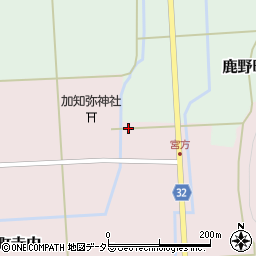 勝谷地区コミュニティ施設周辺の地図