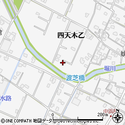 千葉県大網白里市四天木1604周辺の地図