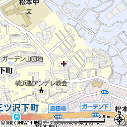 神奈川県横浜市神奈川区三ツ沢下町19周辺の地図