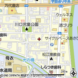 島根県松江市学園1丁目12-30周辺の地図