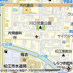 島根県松江市学園1丁目4-29周辺の地図