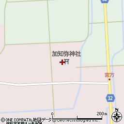 鳥取県鳥取市鹿野町寺内155周辺の地図