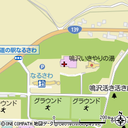 なるさわ富士山博物館周辺の地図
