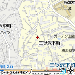 神奈川県横浜市神奈川区三ツ沢下町22-7周辺の地図