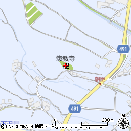 惣教寺周辺の地図