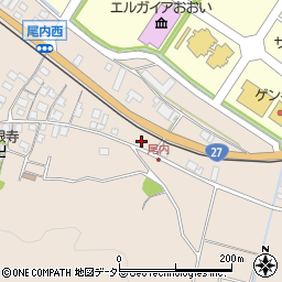 福井県大飯郡おおい町尾内周辺の地図