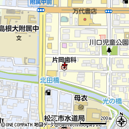 島根県松江市学園1丁目4-3周辺の地図