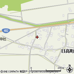 兵庫県豊岡市日高町上郷周辺の地図