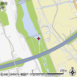 中津川橋周辺の地図