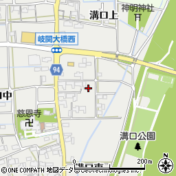岐阜県岐阜市溝口中185周辺の地図