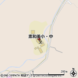 素和美中学校周辺の地図