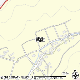 福井県若狭町（三方上中郡）武生周辺の地図