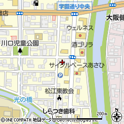 パソコン工房松江店周辺の地図