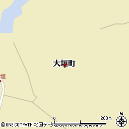 島根県松江市大垣町周辺の地図