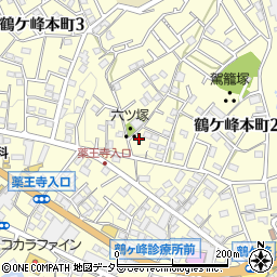 神奈川県横浜市旭区鶴ケ峰本町周辺の地図