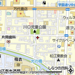 島根県松江市学園1丁目12-5周辺の地図
