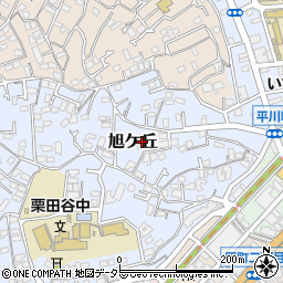 神奈川県横浜市神奈川区旭ケ丘4周辺の地図
