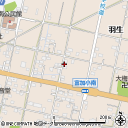 岐阜県加茂郡富加町羽生1394周辺の地図