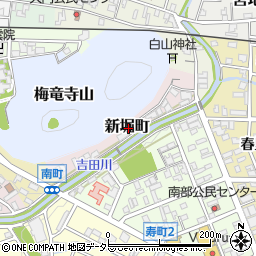 岐阜県関市新堀町10周辺の地図