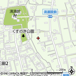 神奈川県厚木市三田2561周辺の地図