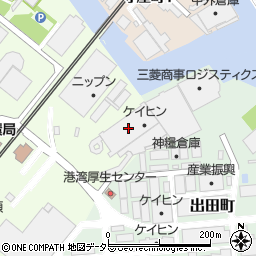 ケイヒン配送横浜商品センター周辺の地図