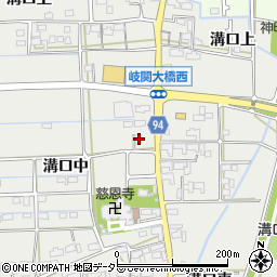 岐阜県岐阜市溝口中55周辺の地図