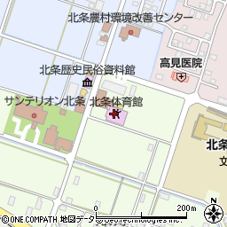 北栄町北条体育館周辺の地図