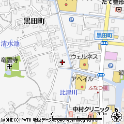 有限会社ヤマハピアノ特約店井上楽器店　黒田教室周辺の地図