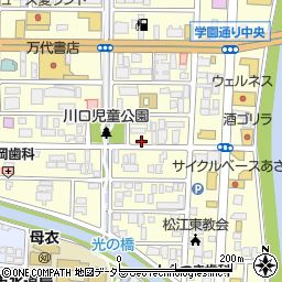 島根県松江市学園1丁目11-29周辺の地図