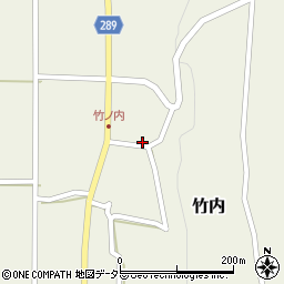 鳥取県東伯郡琴浦町竹内294周辺の地図
