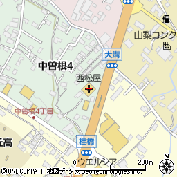 西松屋富士吉田店周辺の地図