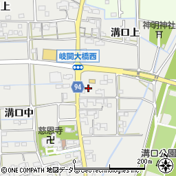 岐阜県岐阜市溝口中161-3周辺の地図