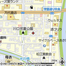 島根県松江市学園1丁目11-28周辺の地図