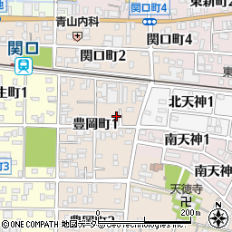 〒501-3916 岐阜県関市豊岡町の地図