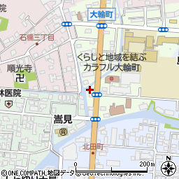 島根県松江市大輪町421-1周辺の地図