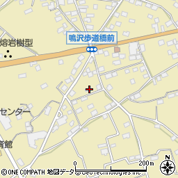 山梨県南都留郡鳴沢村1884周辺の地図