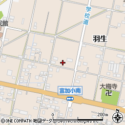 岐阜県加茂郡富加町羽生1389-3周辺の地図