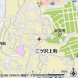 神奈川県横浜市神奈川区三ツ沢上町周辺の地図