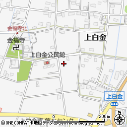 岐阜県関市上白金周辺の地図