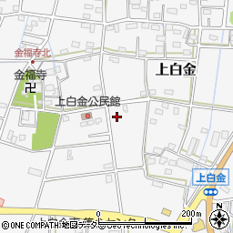 岐阜県関市上白金周辺の地図