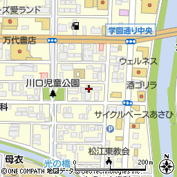 島根県松江市学園1丁目11-11周辺の地図